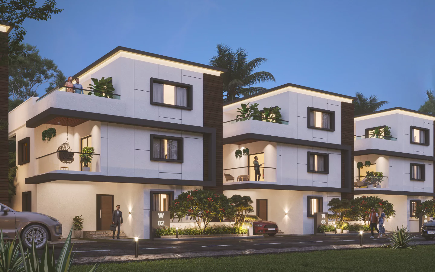 4BHK Triplex Villas In Gagillapur, Hyderabad | Aavaas Sahita