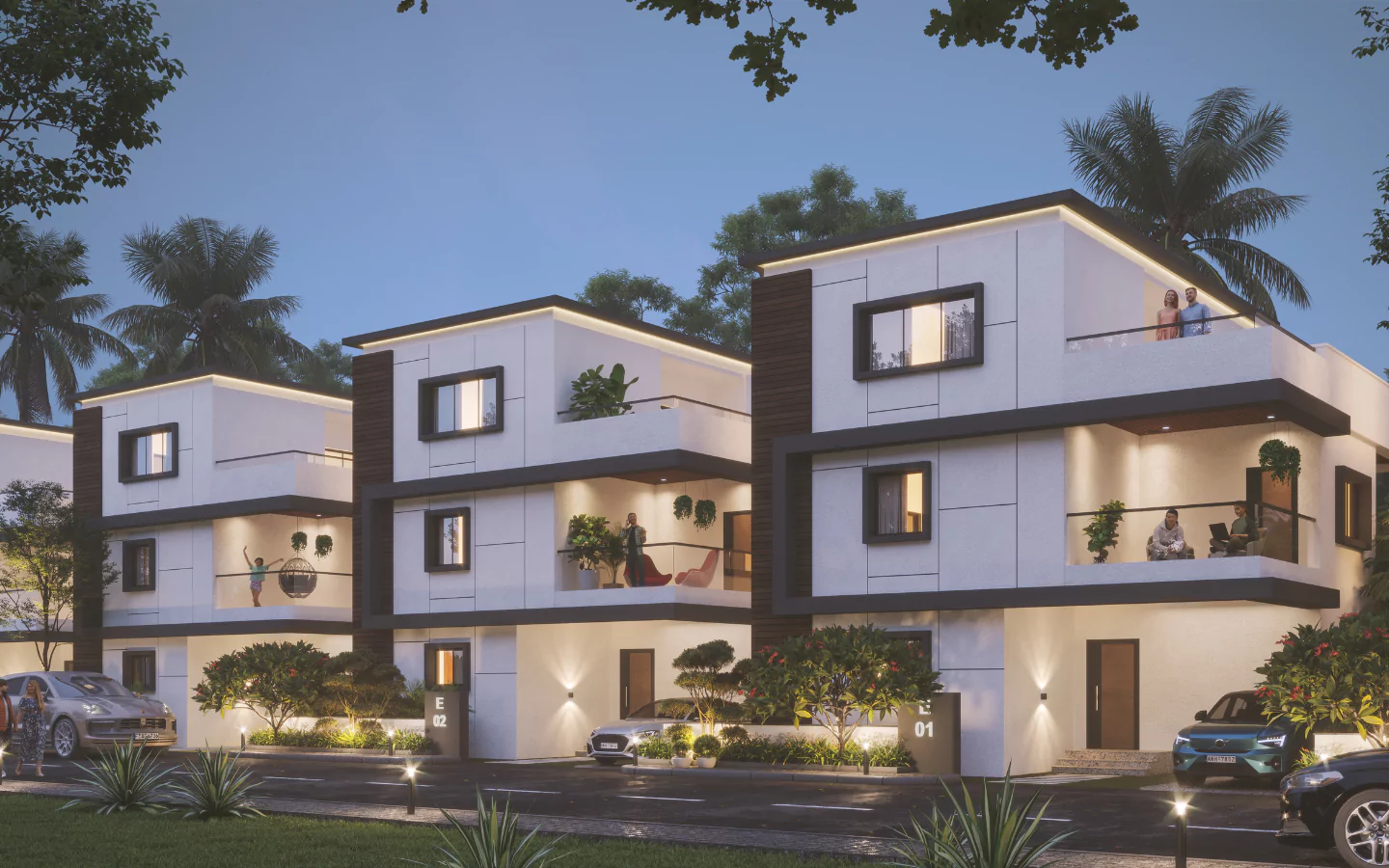 4BHK Triplex Villas In Gagillapur, Hyderabad | Aavaas Sahita